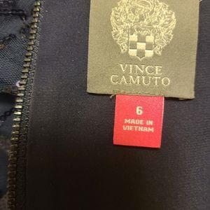 Vince Camuto Navy Blue Sequin Size 6 Dress, Pre-owned, excellent condition.